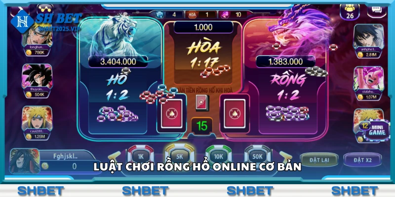 Khám phá luật chơi rồng hổ online cơ bản
