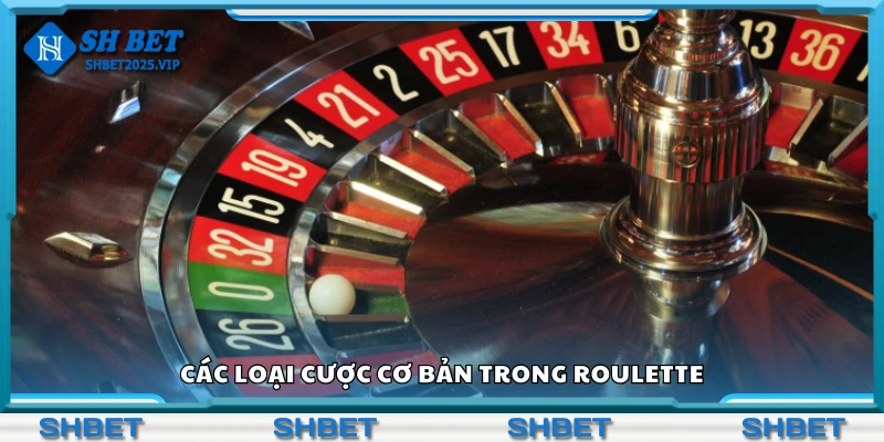 Một vài loại cược cơ bản trong Roulette